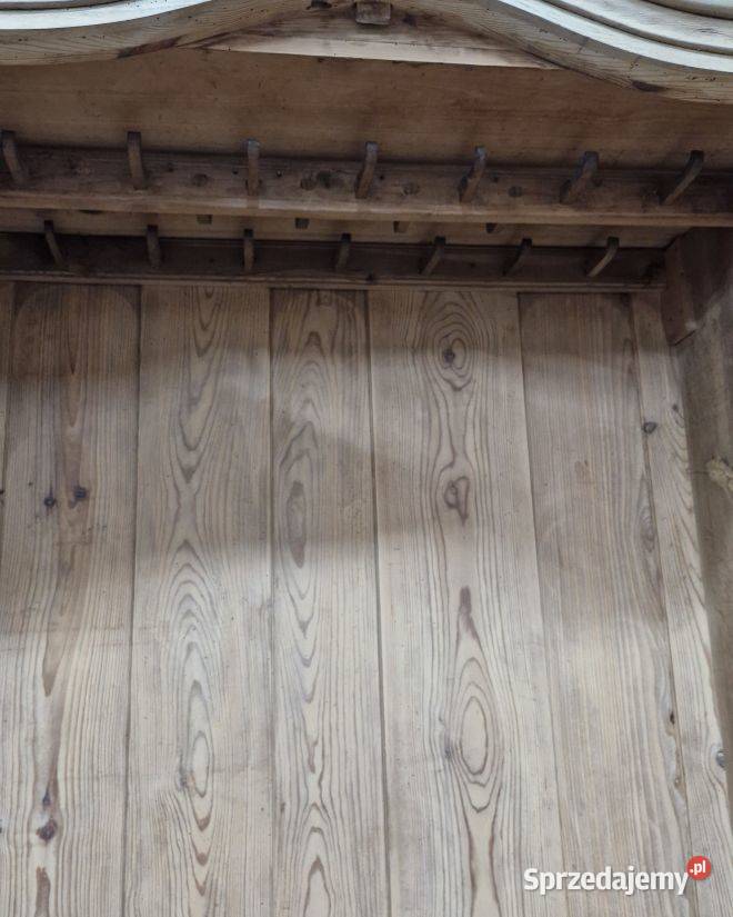 Dębowa szafa ludwikowska z Dolnego Śląska Marki