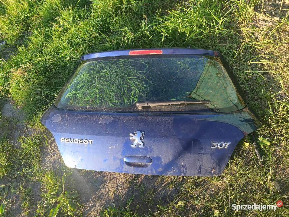 Klapa tylna bagażnika Peugeot 307 hatchback 01 małopolskie Kraków