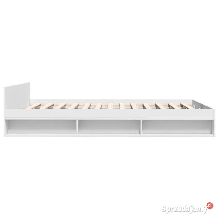 Rama łóżka z szufladami biała 140x190 WM3280762 mazowieckie sprzedam