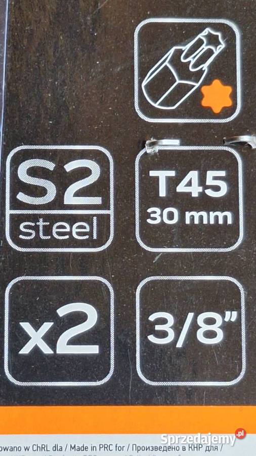 Bity Torx TX 45 wkrętakowe uniwersalne 2 Legionowo