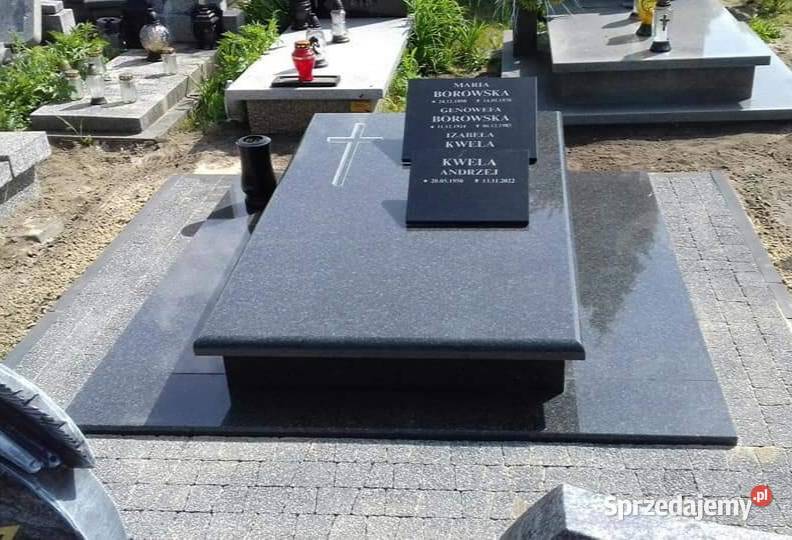 Układanie kostki brukowej wokół Nagrobków dolnośląskie Marcinowice