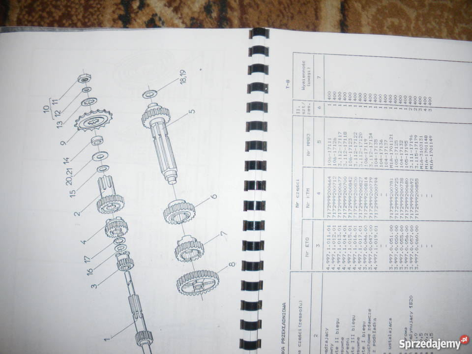 MINSK 125 Rometkatalog czesci zamiennych Pozostałe Motoryzacja Bydgoszcz