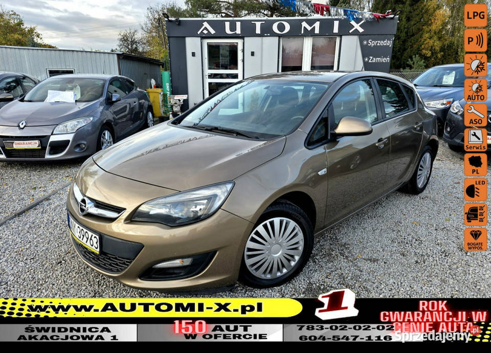 Opel Astra LPG Ważne 10latLIFTING Gwarancja w 100KM Świdnica sprzedam