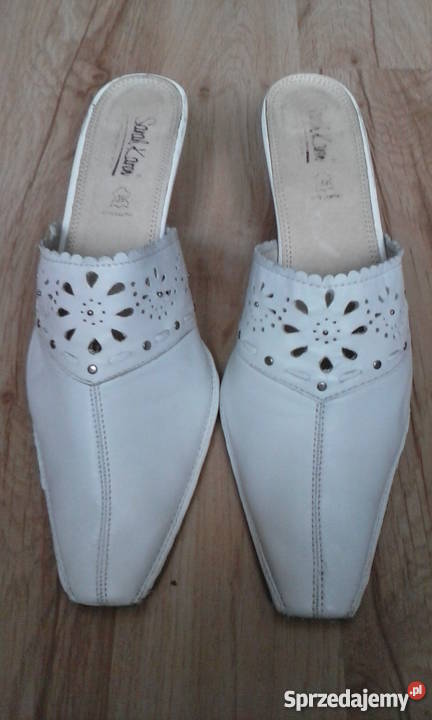 Buty skórzane damskie letnie na obcasie rozmiar Polkowice