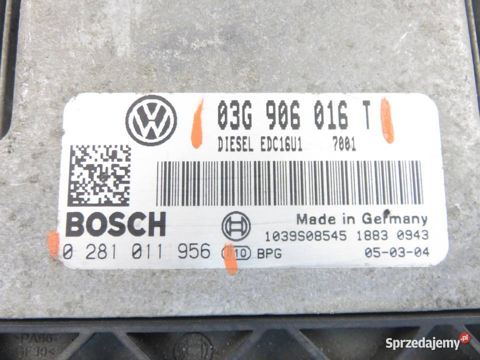 STEROWNIK VW GOLF PLUS 20 TDI 16V 03G906016T