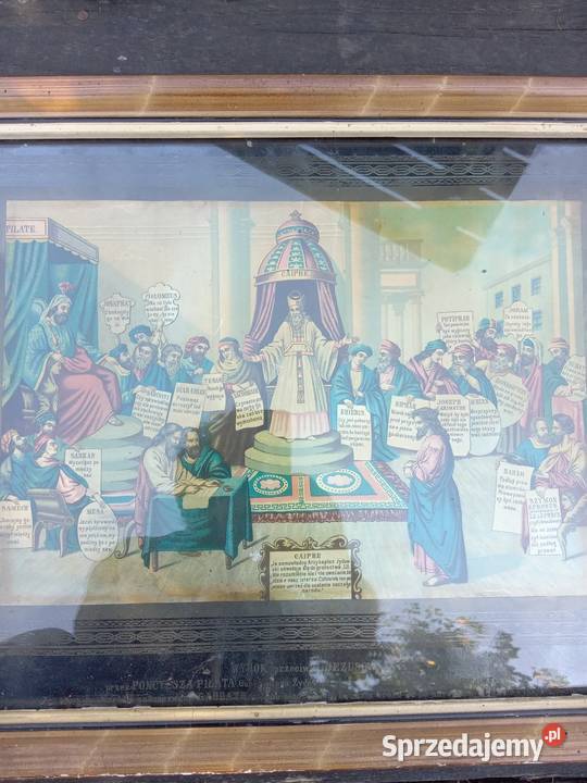 Święty obraz oleidruk Antyki Gdów