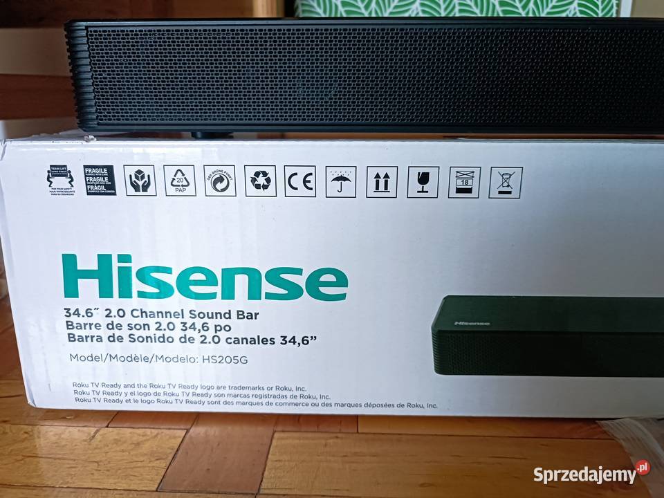 Soundbar HISENSE HS205G 120 W 20kanałowy HDMI małopolskie
