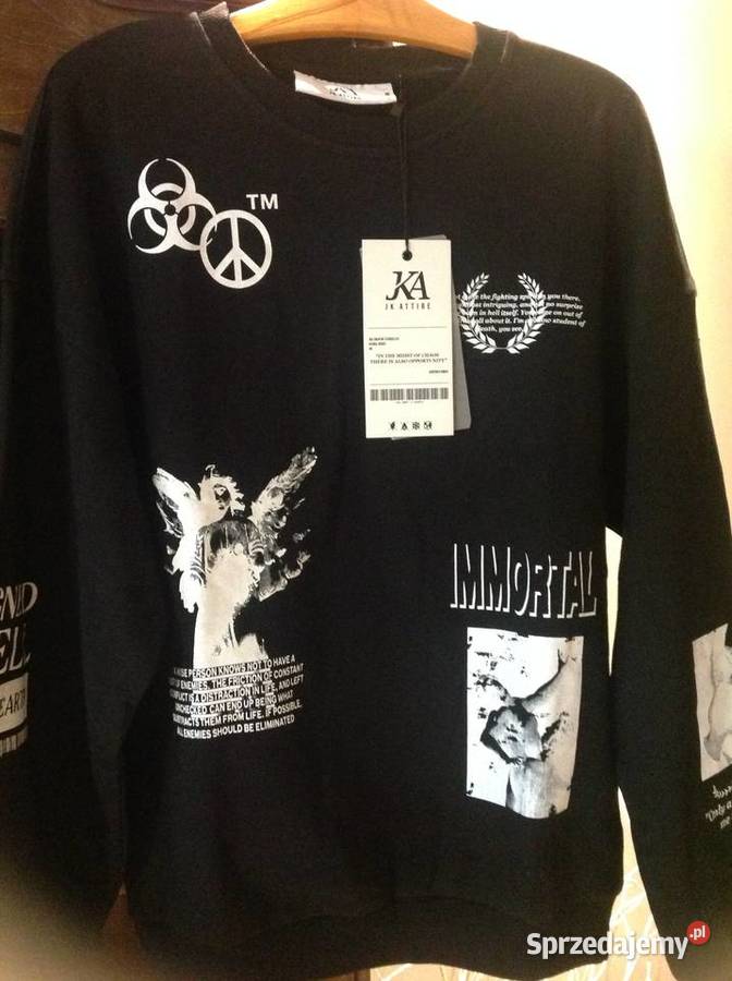 Bluza Męska Czarna KA JK ATTIRE LXL NOWA lubuskie Nowa Sól