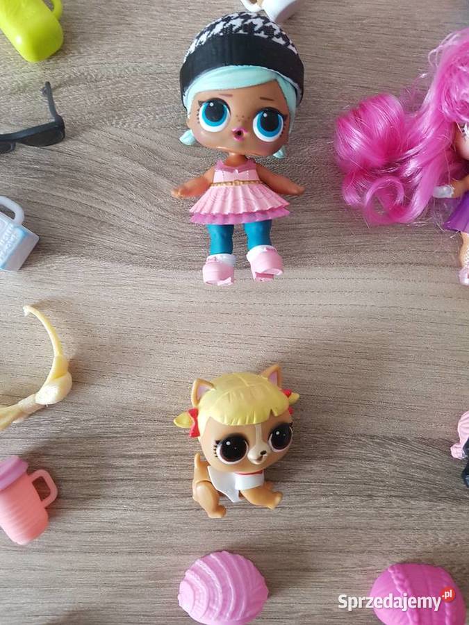 3 Lalek Lol Suprise ze zwierzątkami dużo