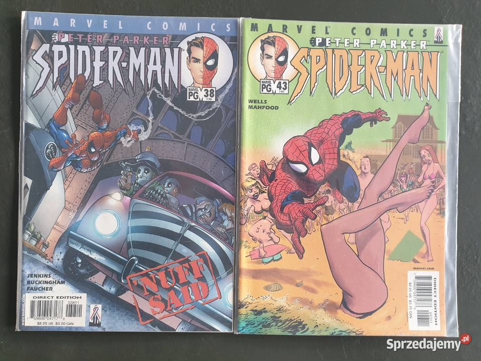 Peter Parker SpiderMan 6 oryginalnych komiksów Gdynia sprzedam