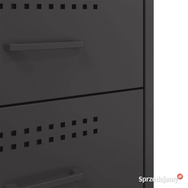 Szafka nocna czarna 36x39x68 stal WM843078 Nocne mazowieckie Warszawa