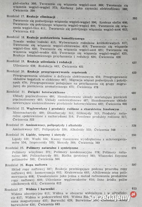 Chemia organiczna D J Cram G S Hammond Pozostałe Chełm