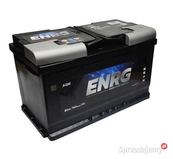 Akumulator ENRG 80Ah 760A AGM StartStop P