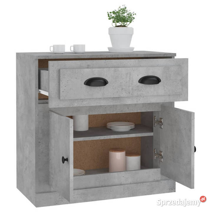 Szafka szarość betonu 70x355x675 materiał Warszawa