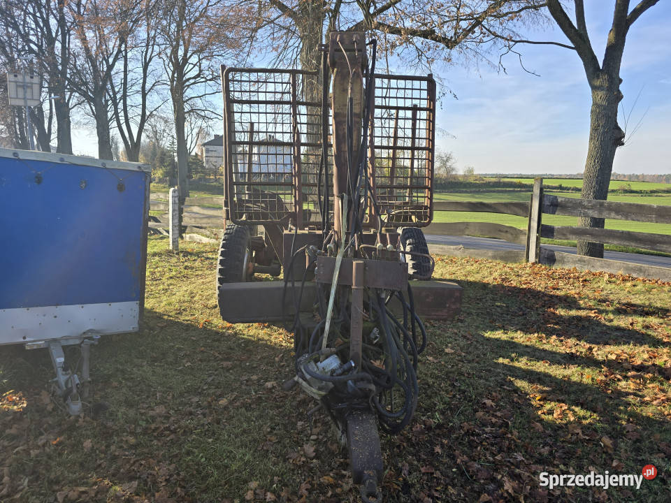 Przyczepa leśna do zrywki duża 1215 ton warmińsko-mazurskie Litwinki