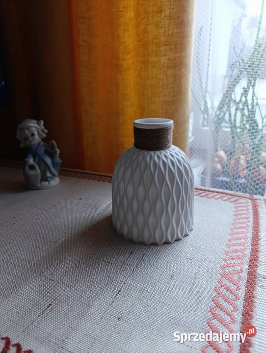 Czapka zimowa włóczkowa obrusik serweta na ławę Kraków