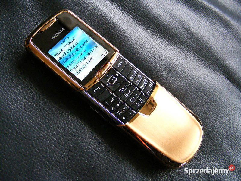 Nokia 8800 Gold 24k ochrona danych i rozmów Aleksandrów Łódzki