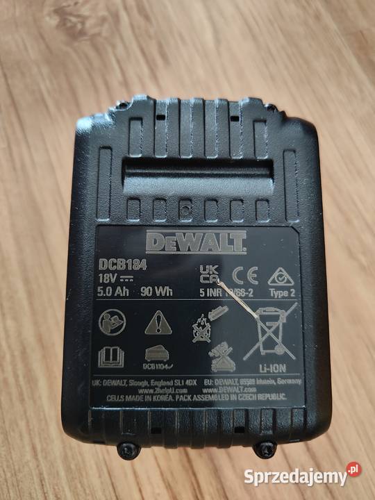 Bateria akumulator DEWALT DCB184 Akumulatory Katowice sprzedam