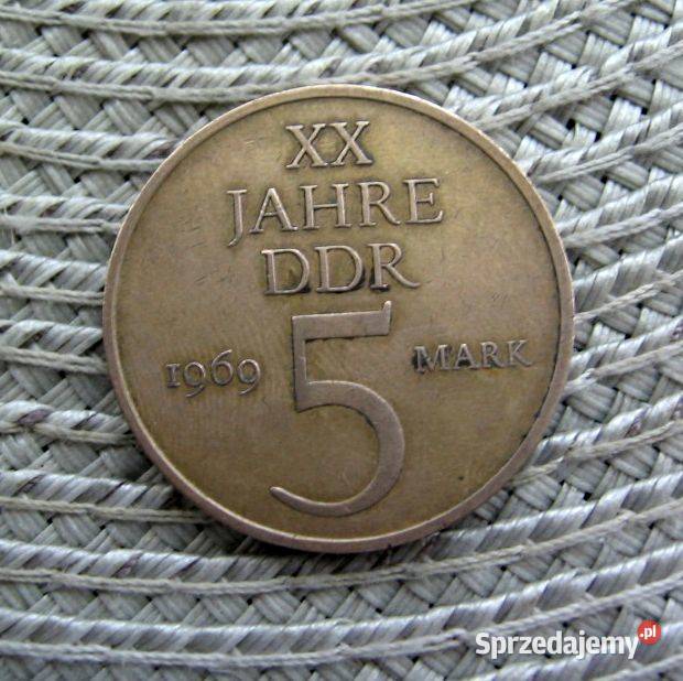 DDR 5 Mark 1969r wielkopolskie Kalisz