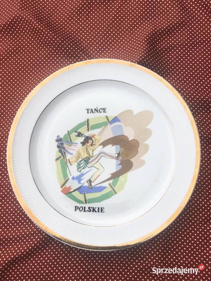 Talerz Chodzież Tańce Polskie Łowicz