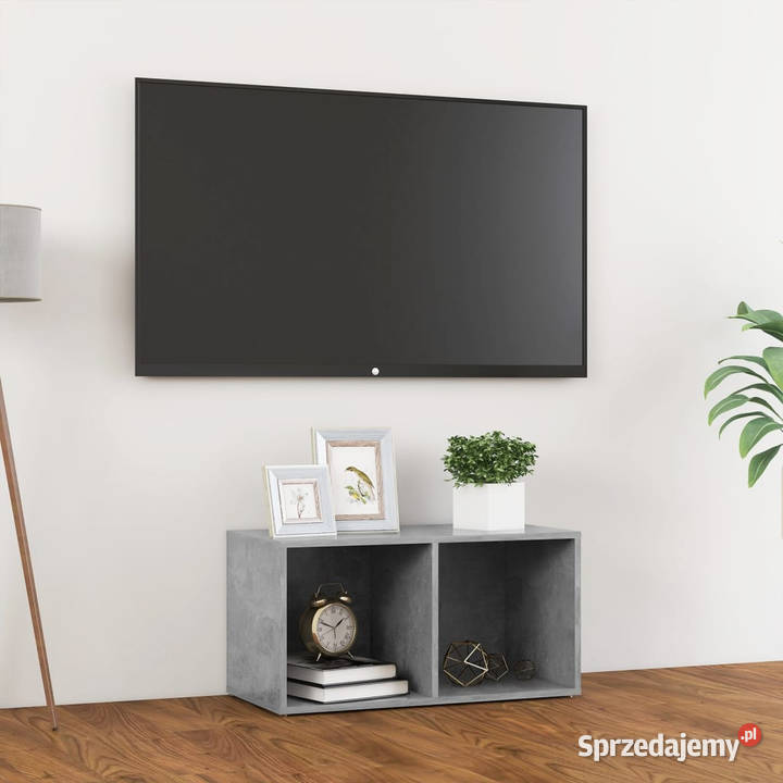 Szafka pod TV szarość betonu 72x35x365 WM805529 RTV Warszawa