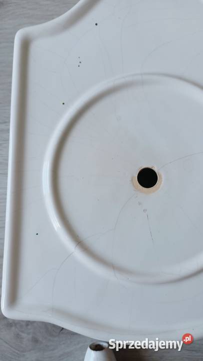 Zegar ścienny ceramiczny PRL Łódź