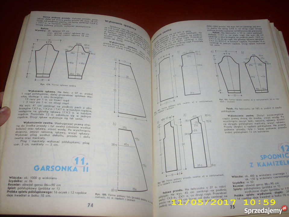 Mój debiut w dziewiarstwie ręcznym Pęcek js Goleniów sprzedam