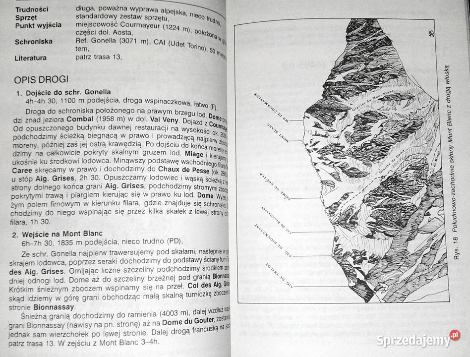 Alpy Wybór tras turystycznych i wspinaczkowych Chełm