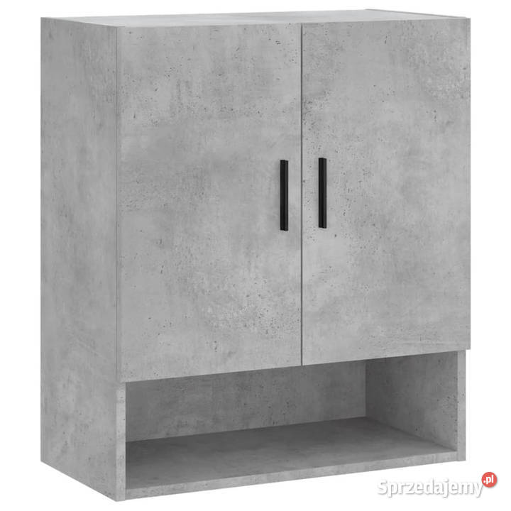 Szafka wisząca szarość betonu 60x31x70 WM829928 Warszawa sprzedam