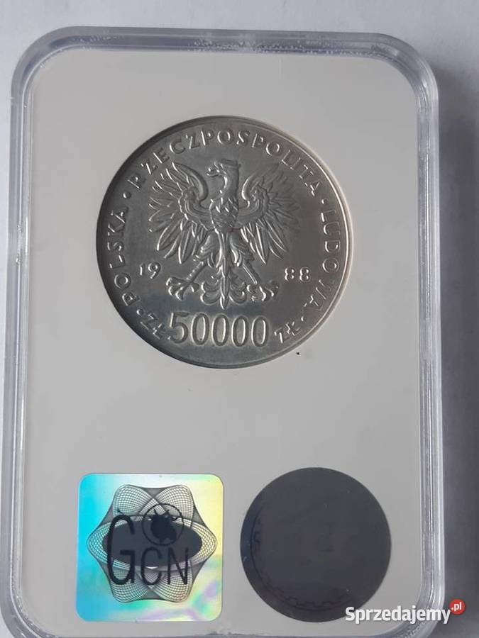 50 000 złotych 1988 Józef Piłsudski Numizmatyka kujawsko-pomorskie Potulice