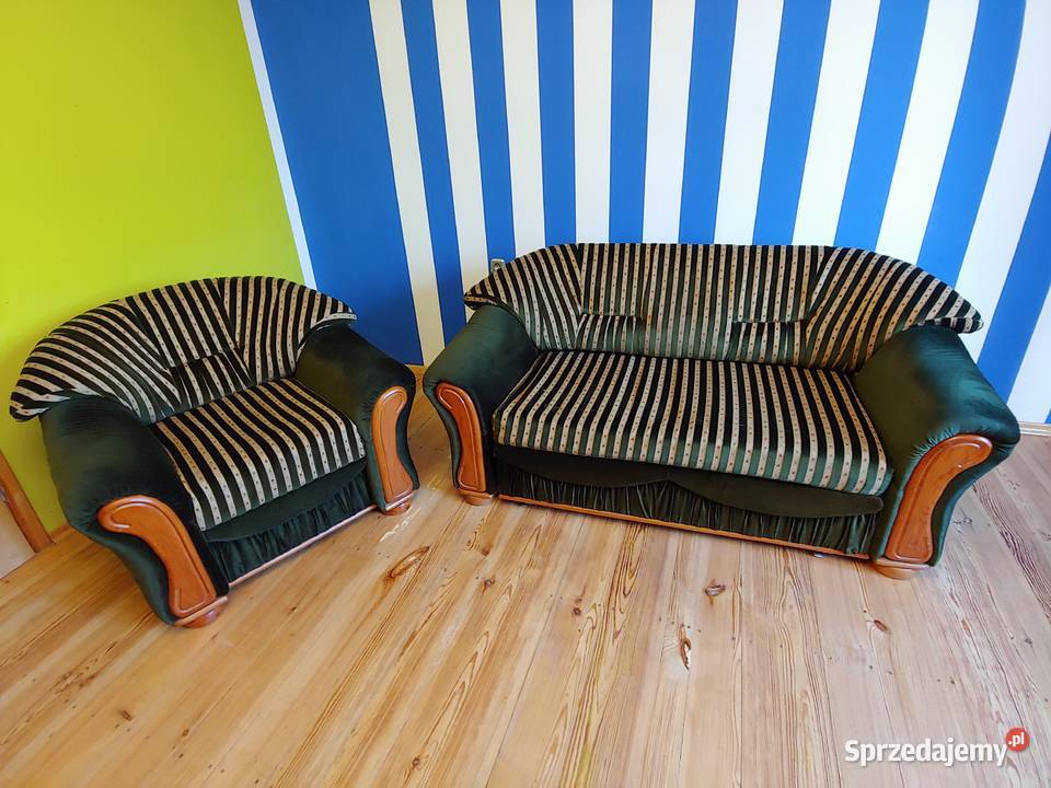 Sofa 2 Fotele meble łóżko meble salonowe Wrocki sprzedam