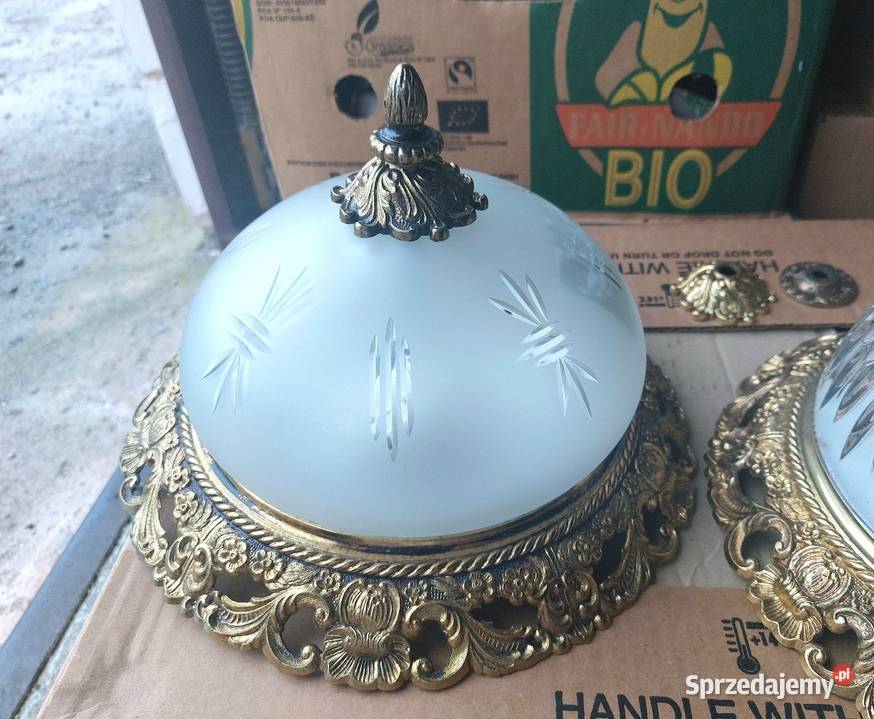 Plafon sufitowy ze szkłem frezowanymi Białystok sprzedam