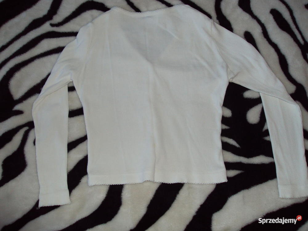 Biały sweterek 134140 Odzież Przemyśl