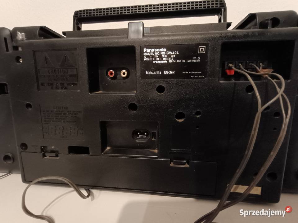 Mega magnetofon Panasonic RXCW42 kujawsko-pomorskie Chełmno