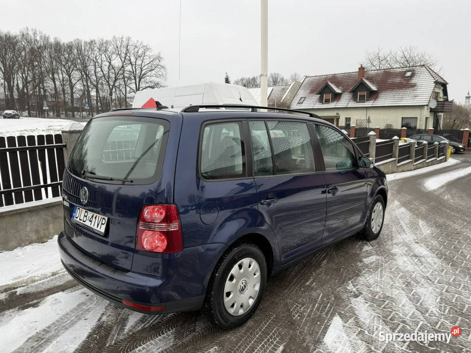 Volkswagen Touran 19 tdi ładny zarejestrowany I granatowy dolnośląskie Bolesławiec