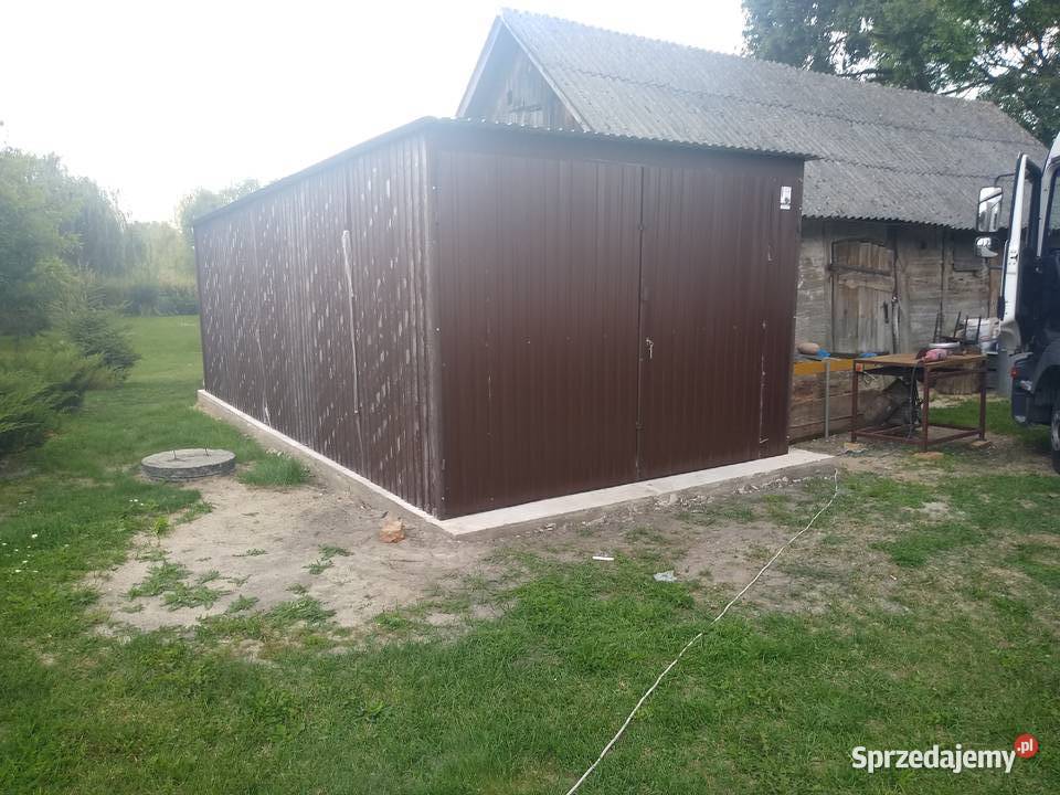 GARAŻE BLASZANE 2x3 PRODUCENT OGÓLNOPOLSKI Wołów