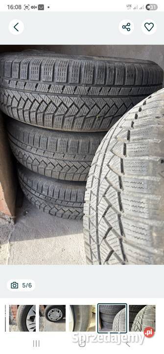 Opony zimowe r17 21565 Continental 4 sztuki 215 kujawsko-pomorskie