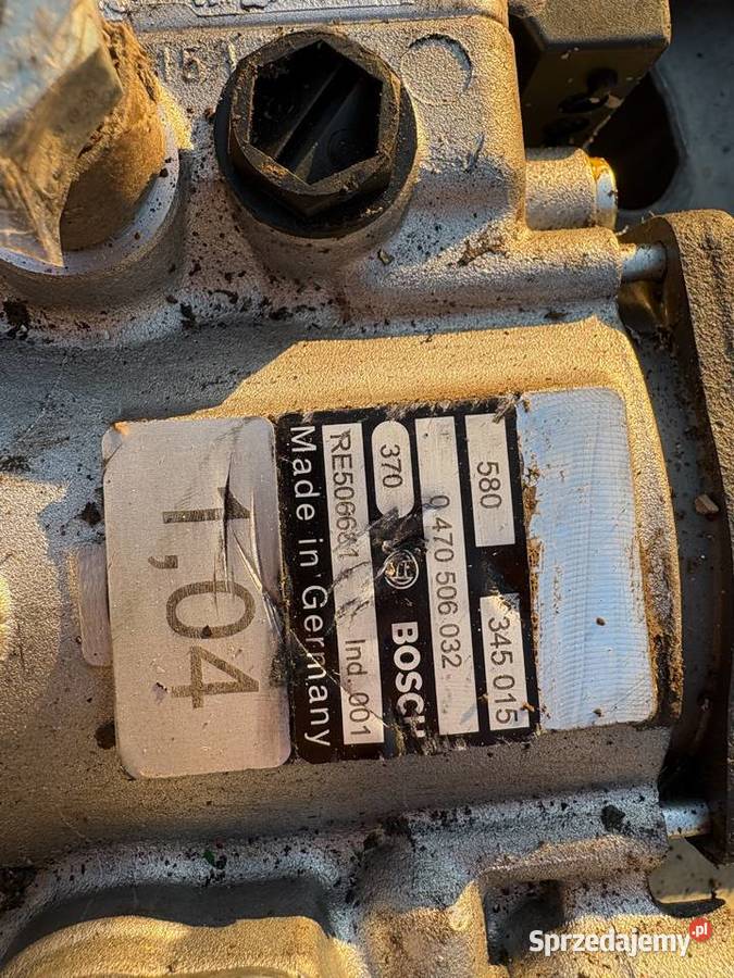 Nowa pompa paliwowa John Deere 6 cyl re506681 Do ciągników lubelskie Łukowa