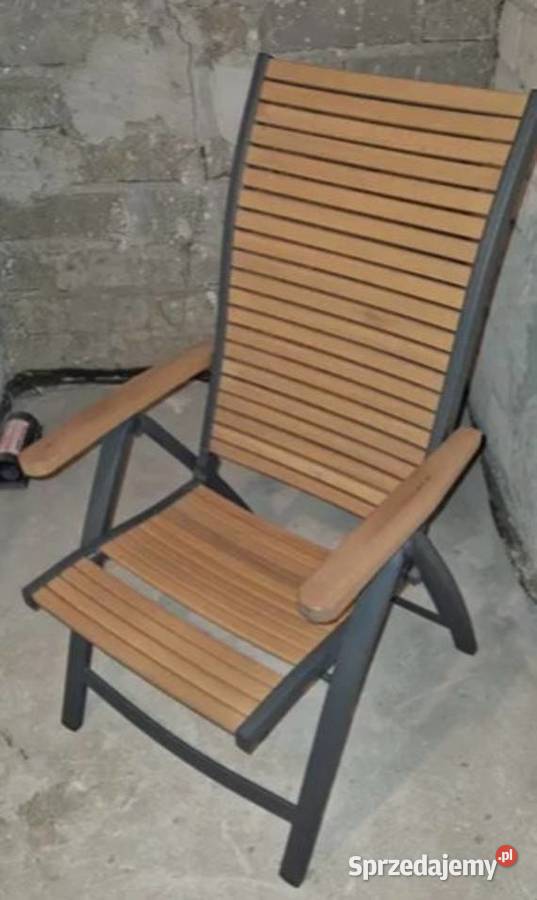 Fotel ogrodowy rozkładany
