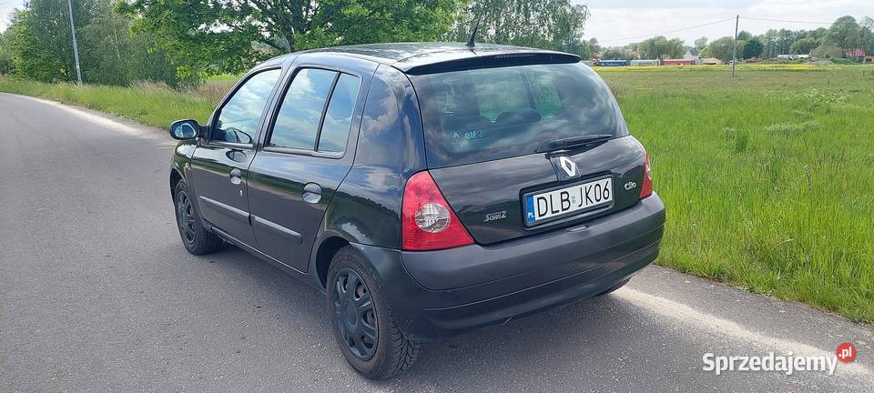 Renault Clio II 2005r 12 16v Benzyna Klima Led nieuszkodzony Clio Lubań sprzedam