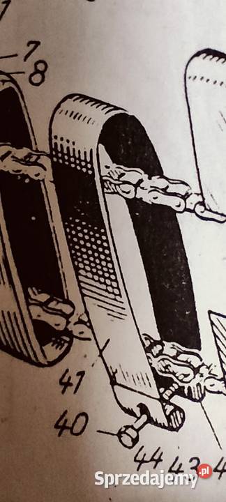 NSU 601 501 opaska osłony łańcucha Łańcut