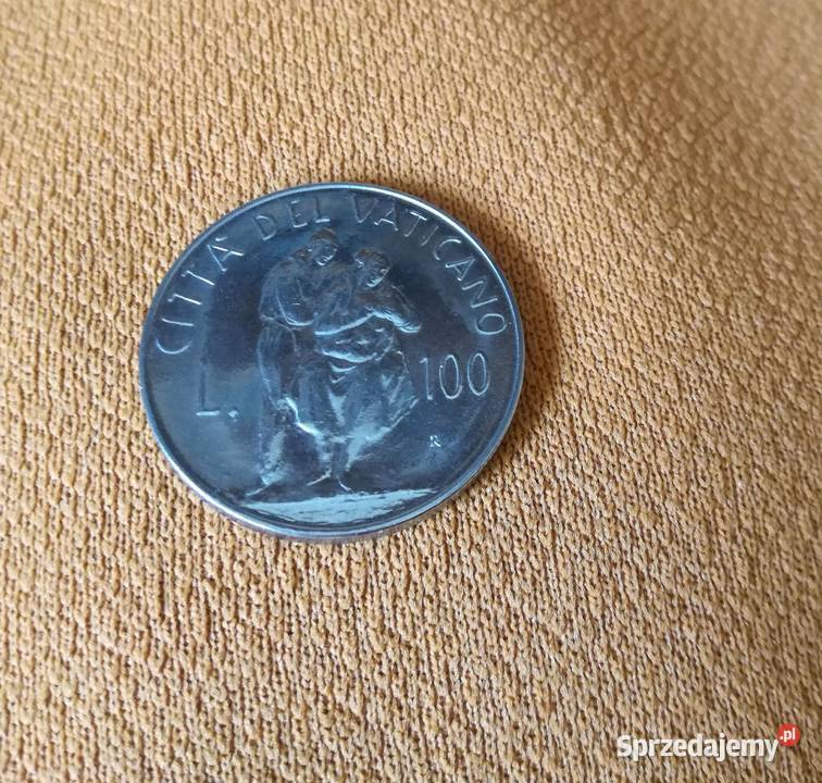Moneta watykańska 100 lirów z MCMLXXXII Papież