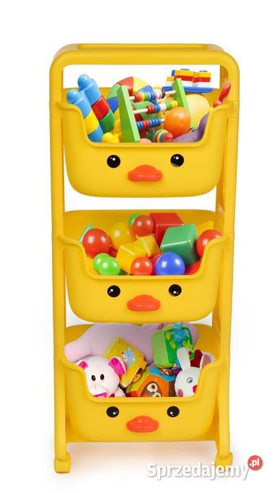 WESOŁA KACZUSZKA trzypiętrowy regał z głębokimi Warszawa sprzedam