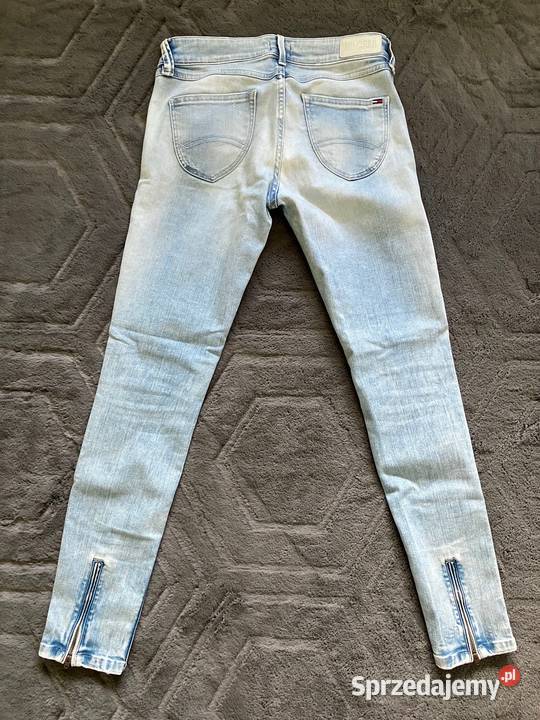 Jeansy rurki biodrówki Tommy Hilfiger skinny sprzedam