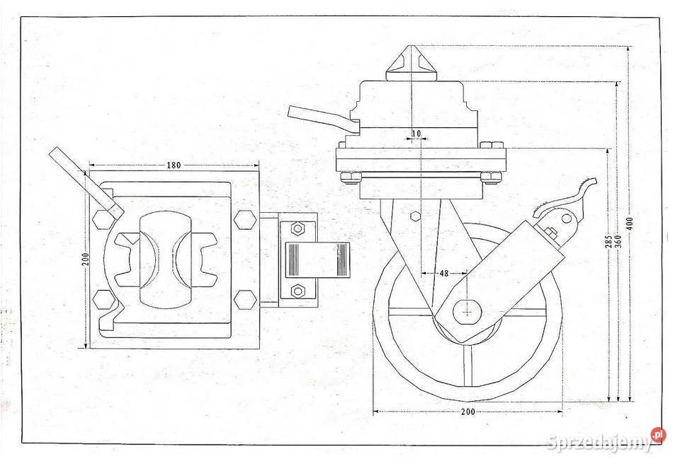 Koło podporowe pod kontener morski Gorzów Wielkopolski
