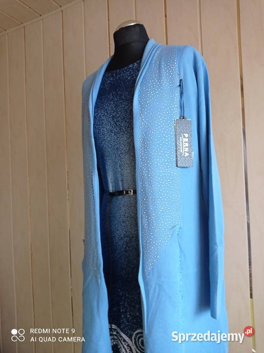 Elegancki Kardigan z długim rękawem śląskie Rybnik