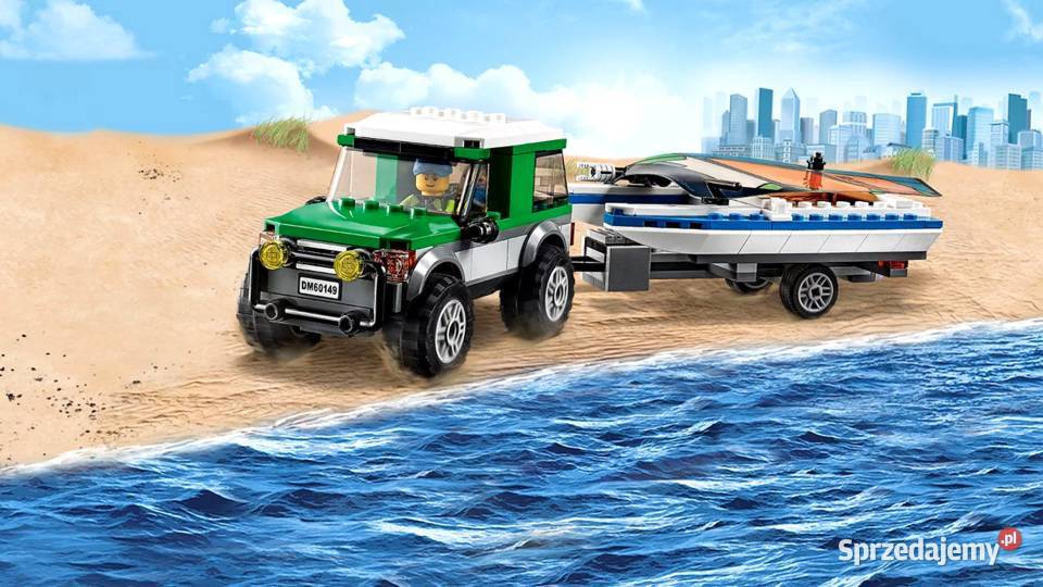 Klocki LEGO 60149 Terenówka 4x4 z katamaranem