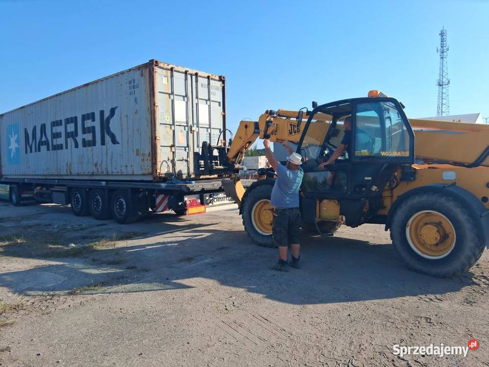 Kontener 40HC sprzedaż z placu transport i Lidzbark Warmiński