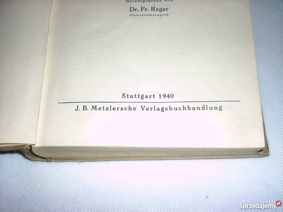 Tachymetertafeln Tablice tachimetryczne 1940 r Lesko