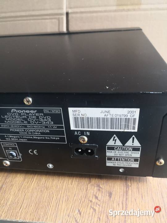 Odtwarzacz dvd cd Pioneer dv 343 Radom sprzedam